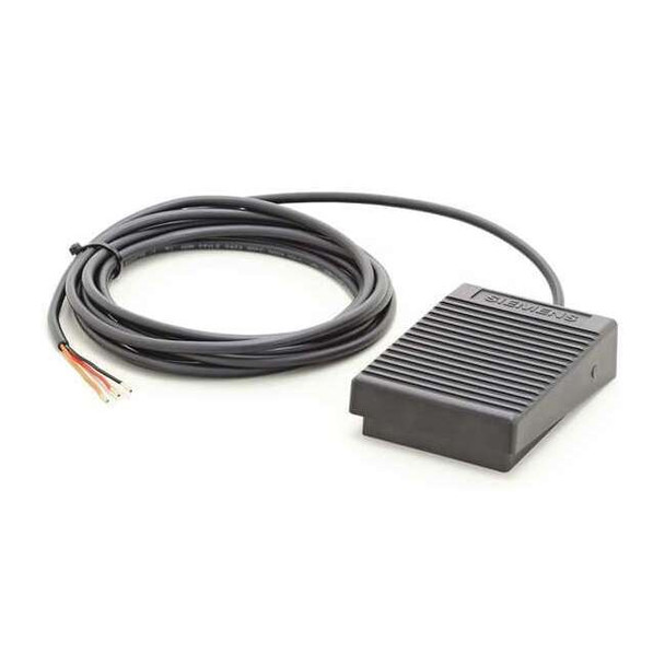 Siemens FootSwtch,Blk,Plastic,1NO/1NC,Momentary 3SE39024CB20