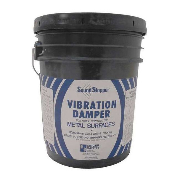 Sound-Dampening Coating, Water Based Elastic, 12 in W, 1 1/8 ft L, Beige