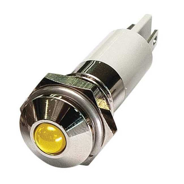Manufacturer Varies Raised Panel Light, Yellow, 110 V AC 24M082