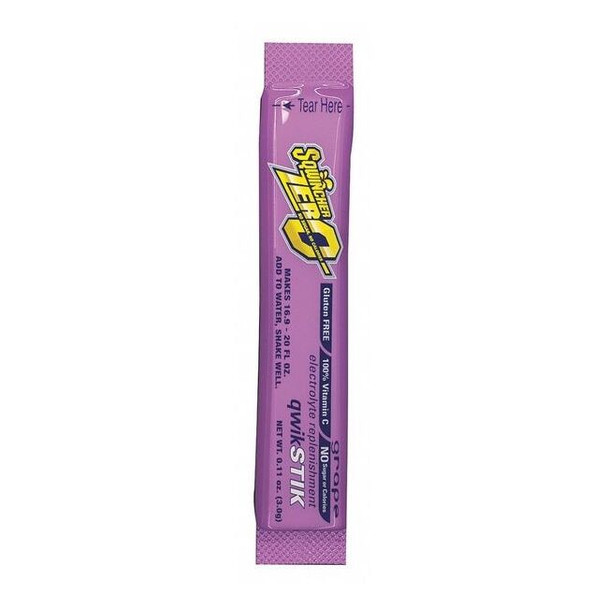 Qwik Stik ,Sugar Free Drink Mix Powder, 20 oz Yield per .11 oz Pack, Grape, 50PK