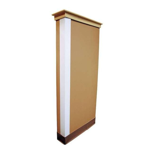 Manufacturer Varies Corner Guard, White, 2"W X 96"H 19F841