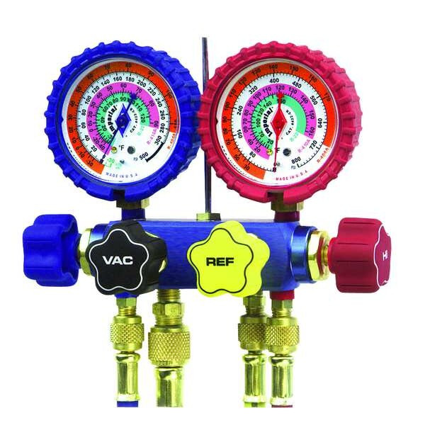 Imperial Mechanical Manifold Gauge Set,4-Valve 621-C