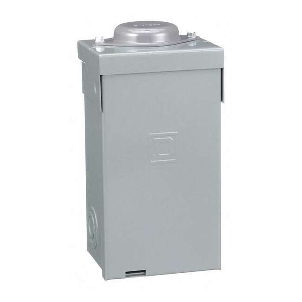 Square D Load Center, 2 Spaces, 70A Amps, 120/240V AC QO24L70RB