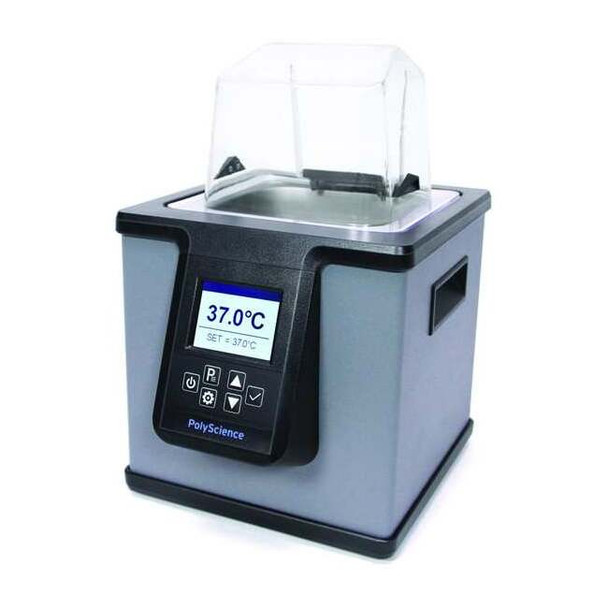 Polyscience Water Bath,120V,Digital Display,1.1A,2L WBE02L11B