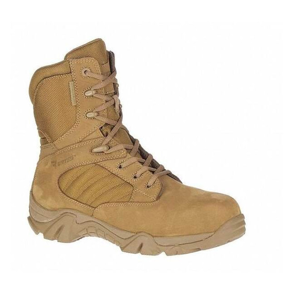 Bates Men's 8 in Work Boot, 10 Composite Toe, 8 in H, Coyote, E04272 E04272