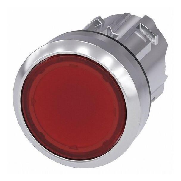 Siemens Illuminated Push Button Operator, 22 mm, Red 3SU1051-0AA20-0AA0