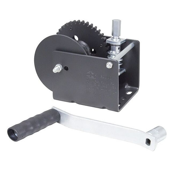 Dutton-Lainson Gear Winch w/Hex Drive,Worm Gear,2000 lb WG2000HEX