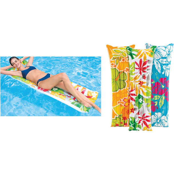 Intex Transparent Fashion Mat Pool Float 59720EP Intex Transparent Fashion Mat Pool Float 59720EP