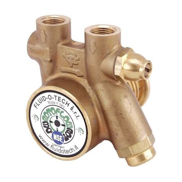 Fluid-O-Tech RotaryVanePump,3/8"InletDia,Brass,For48Y PB0301ANCNN0000
