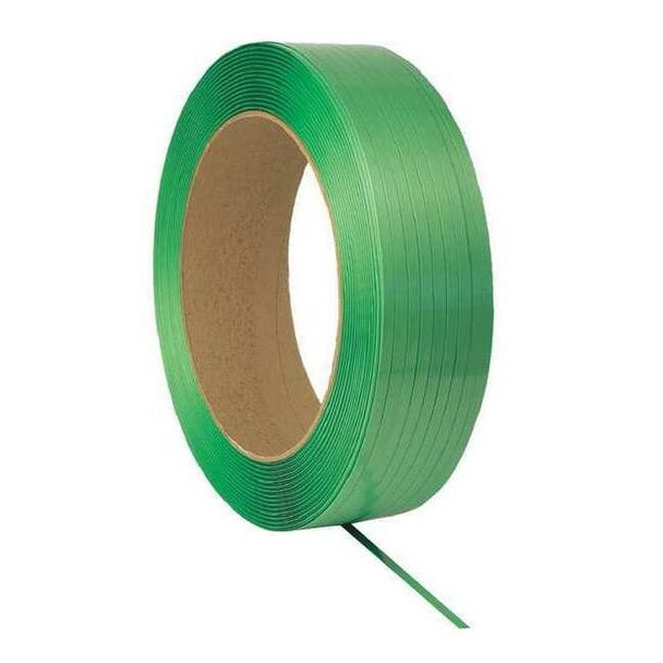 Manufacturer Varies Plastic Strapping,4000ft L,35 mil,Green 33RZ12