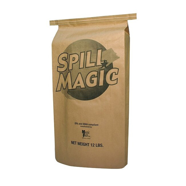 Spill Magic Absorbent Powder,White,5" L SM102B