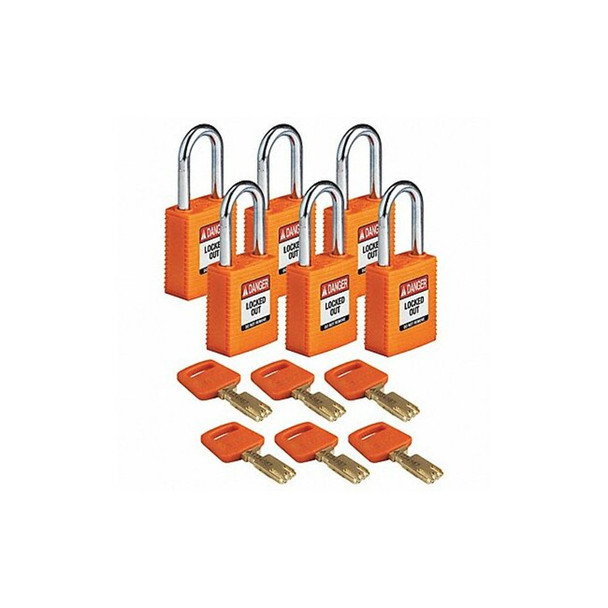 Brady NYL-ORG-38ST-KD6PK