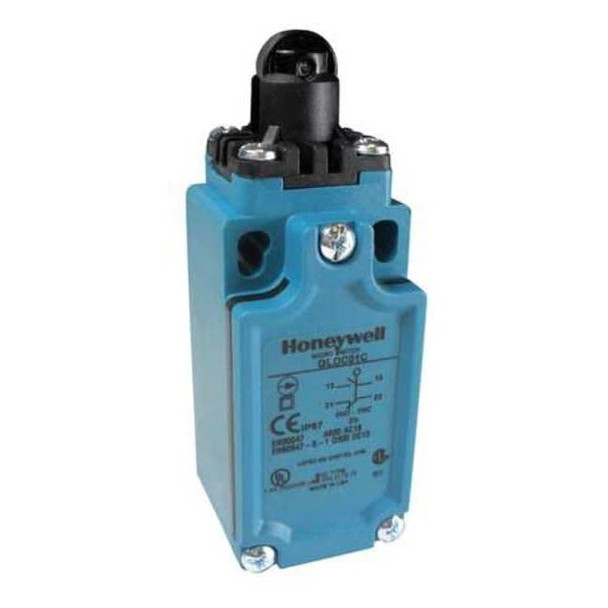 Limit Switch, Plunger, Roller, 1NC/1NO, 10A at 600V AC, Actuator Location: Top