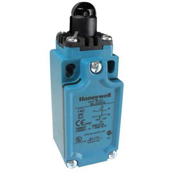 Limit Switch, Plunger, Roller, 1NC/1NO, 10A at 600V AC, Actuator Location: Top