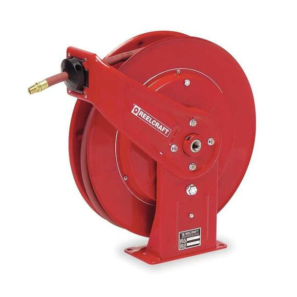 Spring Return Hose Reel, 1/2 in Hose Dia, 50 ft Length, 300 psi