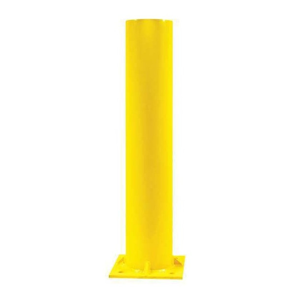 Manufacturer Varies Bollard, Fixed, Concrete, 4", Yellow IBB04040-Y-F