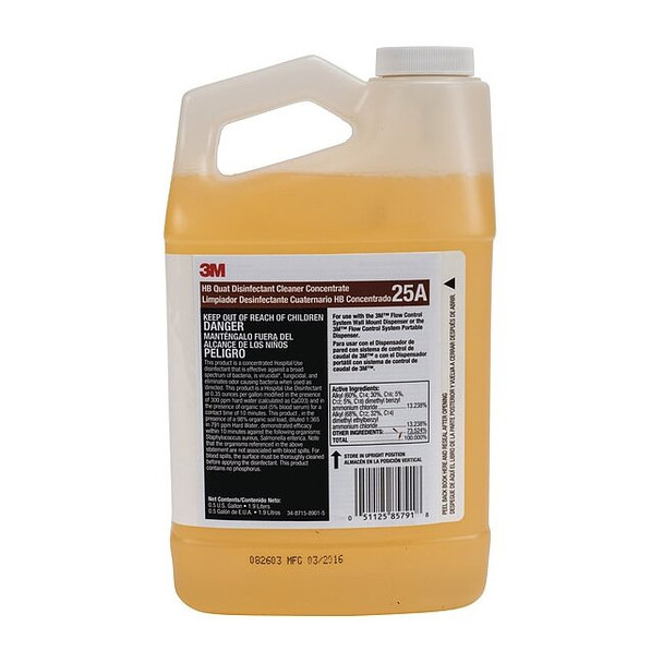 3m HB Quat Disinfecting Cleaner, 0.5 gal. Jug 25A