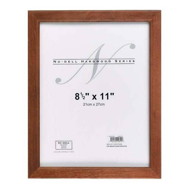 Nudell Hardwood Frame 8.5x11 Walnut Finish 15815