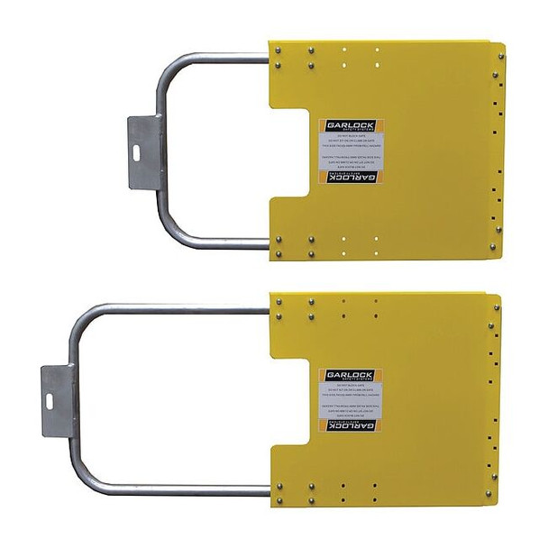 Garlock Safety Systems Single-Door,23 3/4 in,Yellow 301534