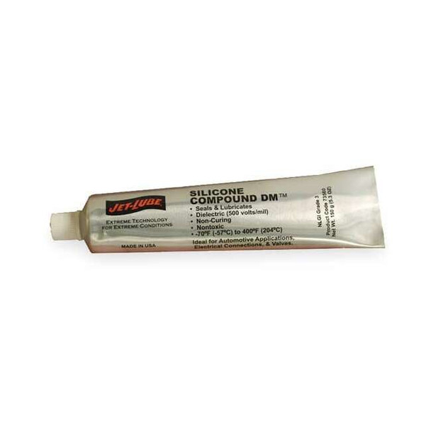 Grease, 5 oz, Tube, Synthetic Base, 400 Degrees F Max Op Temp, White