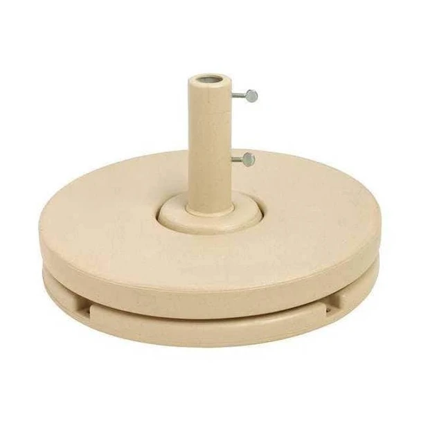 Grosfillex Umbrella Base, 70 lb., Sandstone US607066