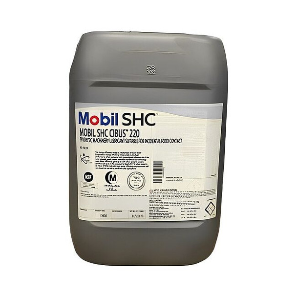 Mobil 5 gal Gear Oil Pail 220 ISO Viscosity, 90 SAE, Amber 104080