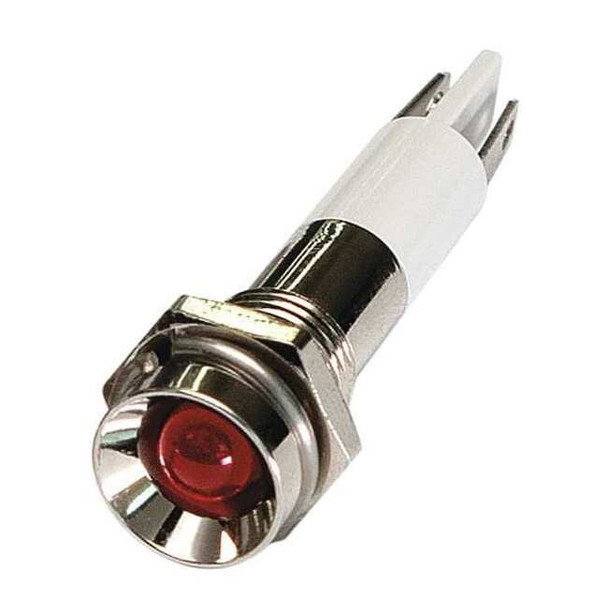 Manufacturer Varies Protrude Indicator Light,Red,12VDC 24M051