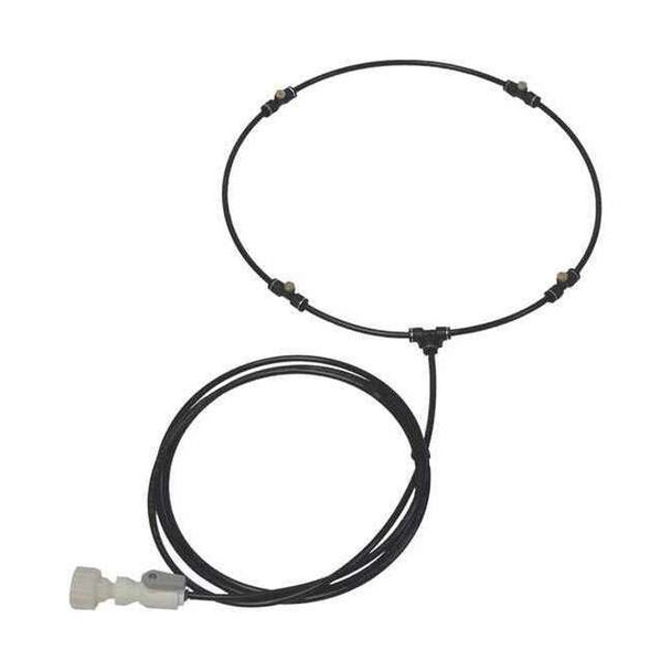Schaefer Misting Ring Kit, 15 in Blade Dia, Polyethylene, Black MKLP20SO-4B