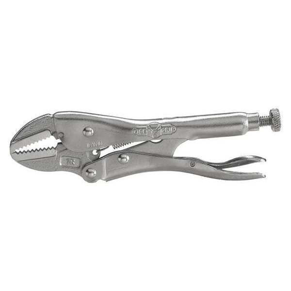 Irwin Locking Plier,Plain Grip,7" L 302L3-7R