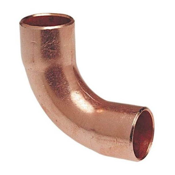 Nibco 4" NOM C Copper 90 Degree Long Radius Elbow 607LT 4