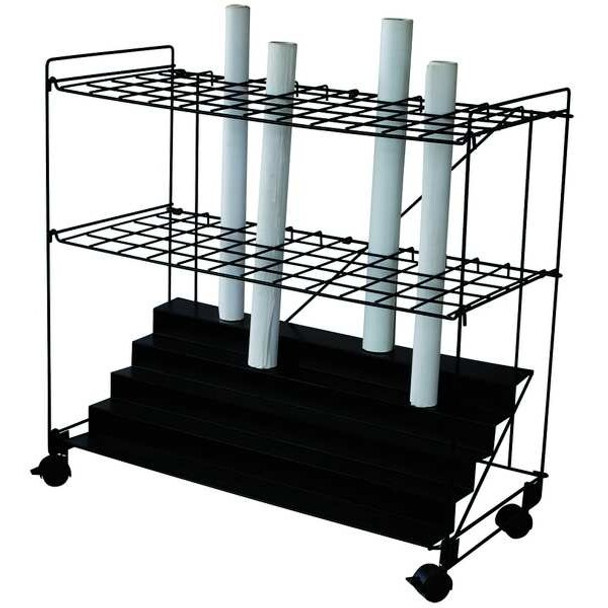 Manufacturer Varies 34" W Roll File, Black 5CRX1