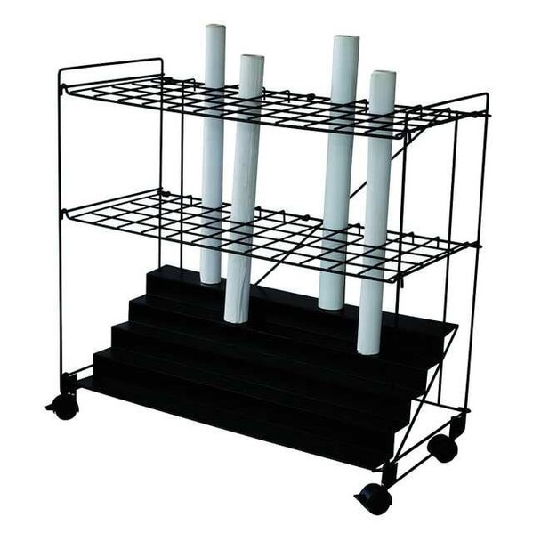 Manufacturer Varies 34" W Roll File, Black 5CRX1