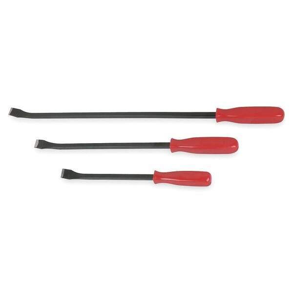 Westward Plastic Handle Pry Bar Set,3 Pc 2AJL2