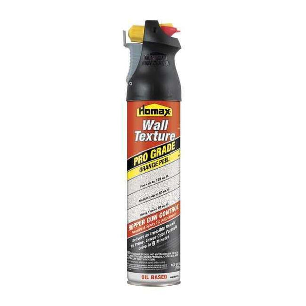 Homax Wall Texture, White, Tinted, Matte, Solvent, 25 oz 4555