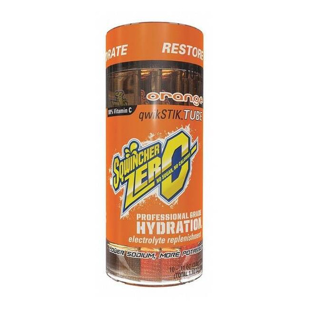 Sqwincher 20oz Qwik Stik Sugar Free Orange 20ct Tubes 159060116