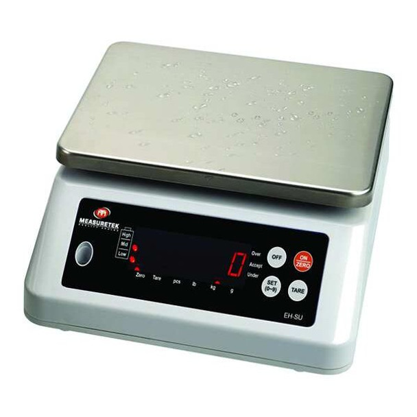 Measuretek Digital Compact Bench Scale 33 lb./15kg Capacity 12R992