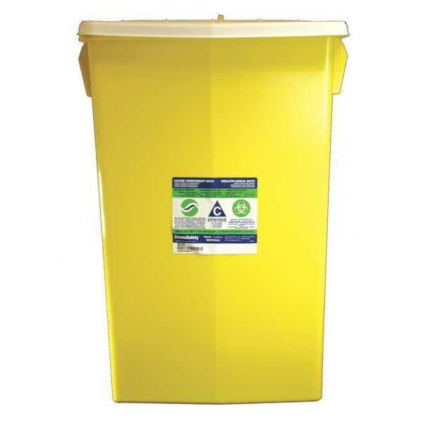 Covidien Chemo/Sharps Container,18 Gal.,Hinged S18C019989
