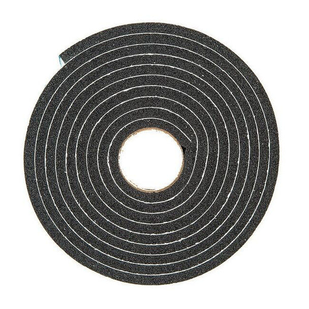 Manufacturer Varies Foam Seal, 10 ft., 1/2 in. W, Black, Rubber 2RRF1