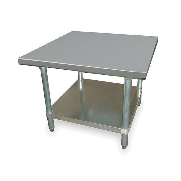 Manufacturer Varies Fixed Work Table,SS,30" W,30" D 2KRE4