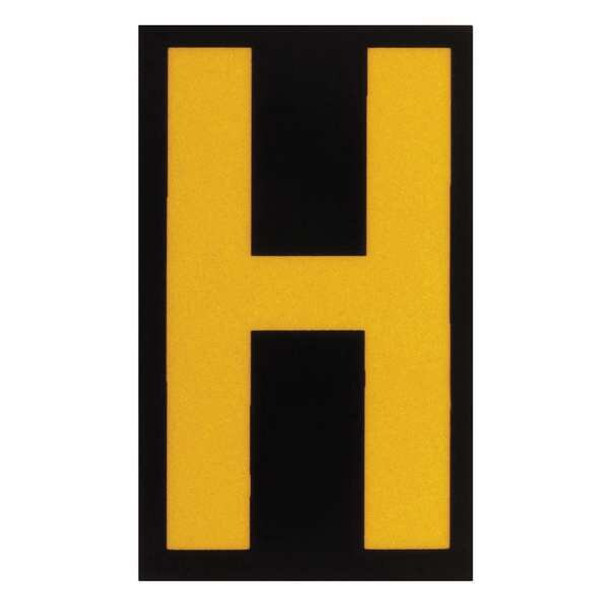 Brady LetterLabel,1-7/8inH,1-3/8inW,PK25 5890-H