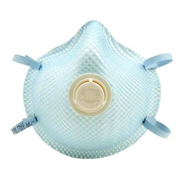 Disposable Respirator, N95, Molded, Dual, Non-Adjustable, Molded Nose Bridge, M