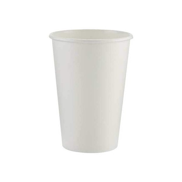 Dixie Disposable Hot cup 16 oz. White, Paper, Pk1000 2346W