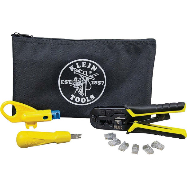 Klein Twisted Pair Modular Cable Connector Kit (10-Piece) VDV026-212