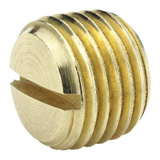 Parker Slotted Head Plug Brass Slotted Head Plug, 1/8 in Male NPT X 220P-2