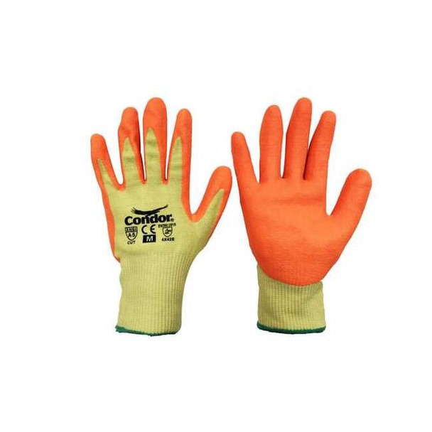 Condor Cut-Resistant Gloves, Cut Level A5 ,Dipped ,Nitrile ,Foam ,M 1 PR 61CV50