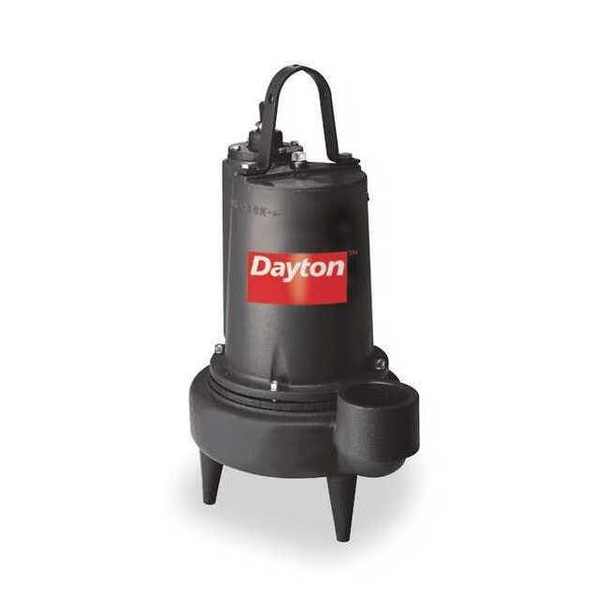 Dayton 3 HP 3" Manual Submersible Sewage Pump 460V 3BB96