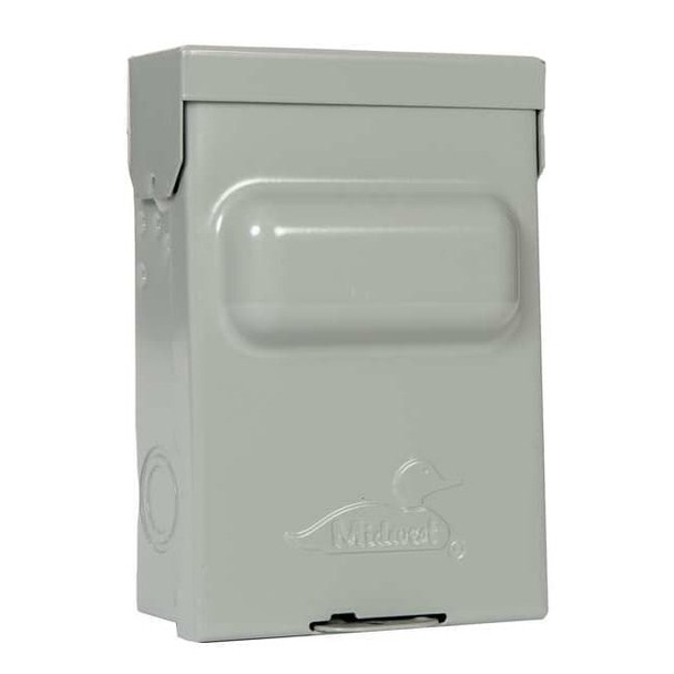 Midwest Fusible, Disconnect Switch, General Duty, 240 V, DPST, NEMA 3R U065F1