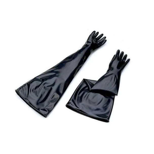 North by Pip GloveBoxGloves,Wht;Blk,Sz10.5,Neoprne,PR 8N3032A/10H