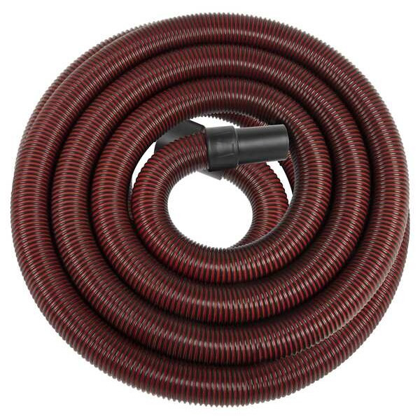 Dayton Vacuum Hose,25 ft L,Black,Plastic 783GA3