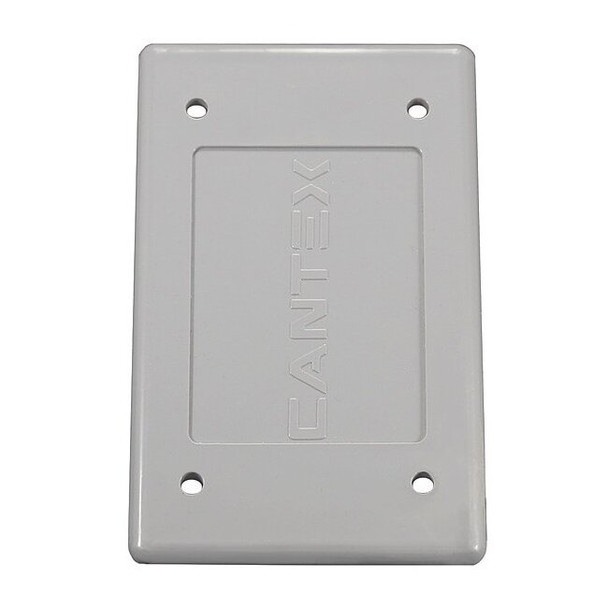 Cantex 1 -Gang Vertical Weatherproof Cover, 3" W, 3" H 5133362